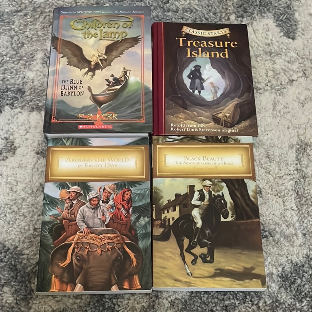 Classic Adventure Books: Black Beauty, Around the World in 80 Days, & More.